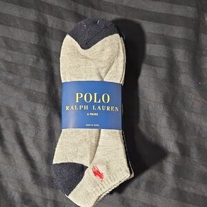 Polo by Ralph Lauren Men's Tan and Black Socks